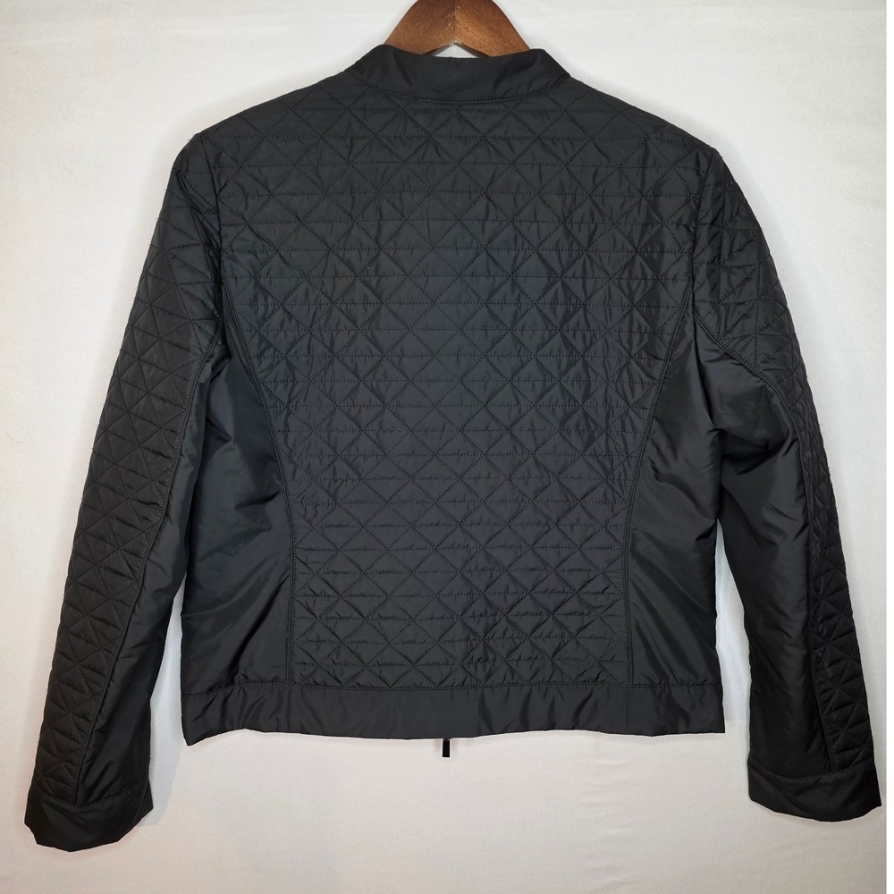 Lafayette 148 New‎ York Quilted Jacket M Black - Picture 2 of 8